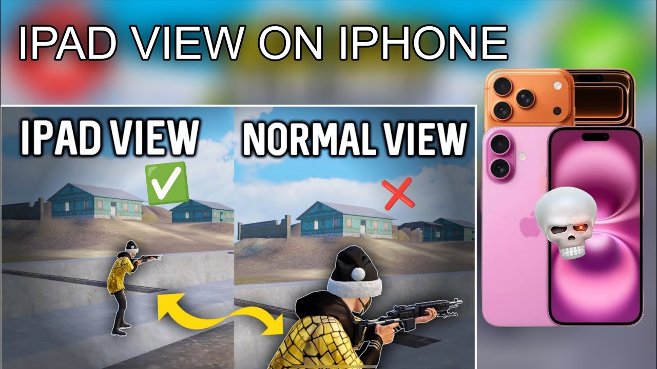 How To Get IPad View in PUBG MOBILE And BGMI in IPhone