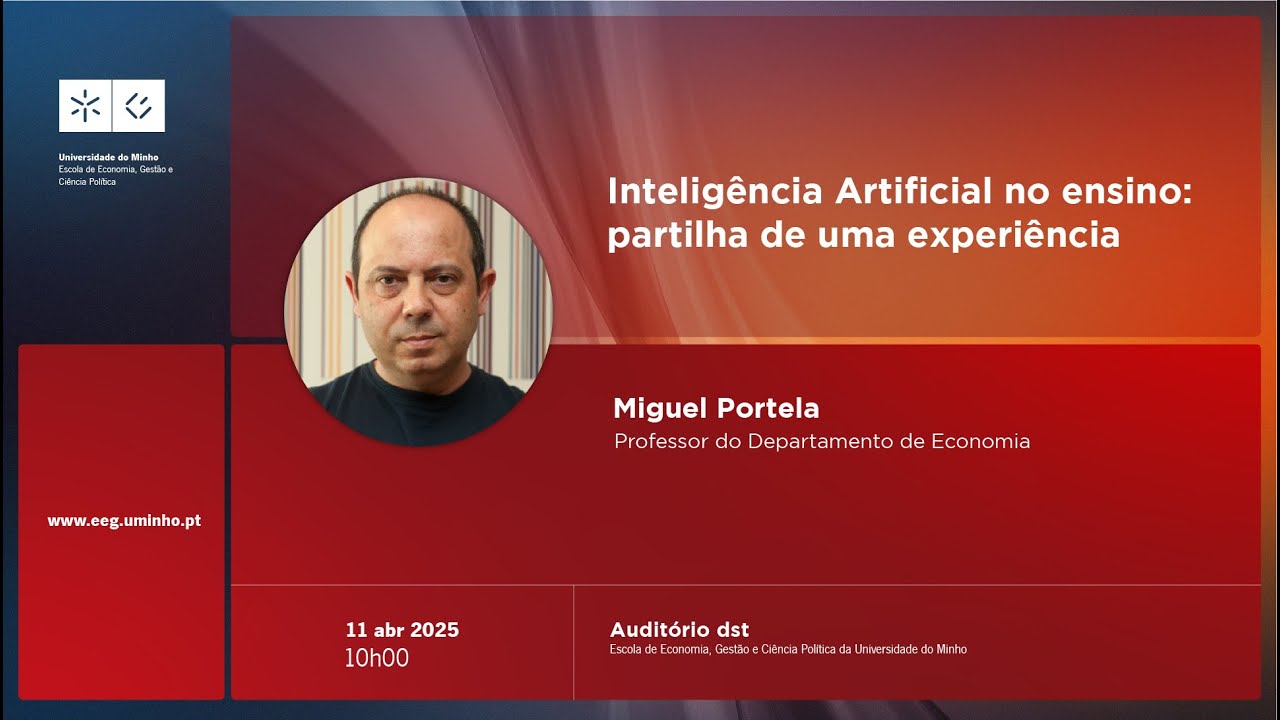 Inteligência Artificial no ensino: partilha de uma experiência - YouTube