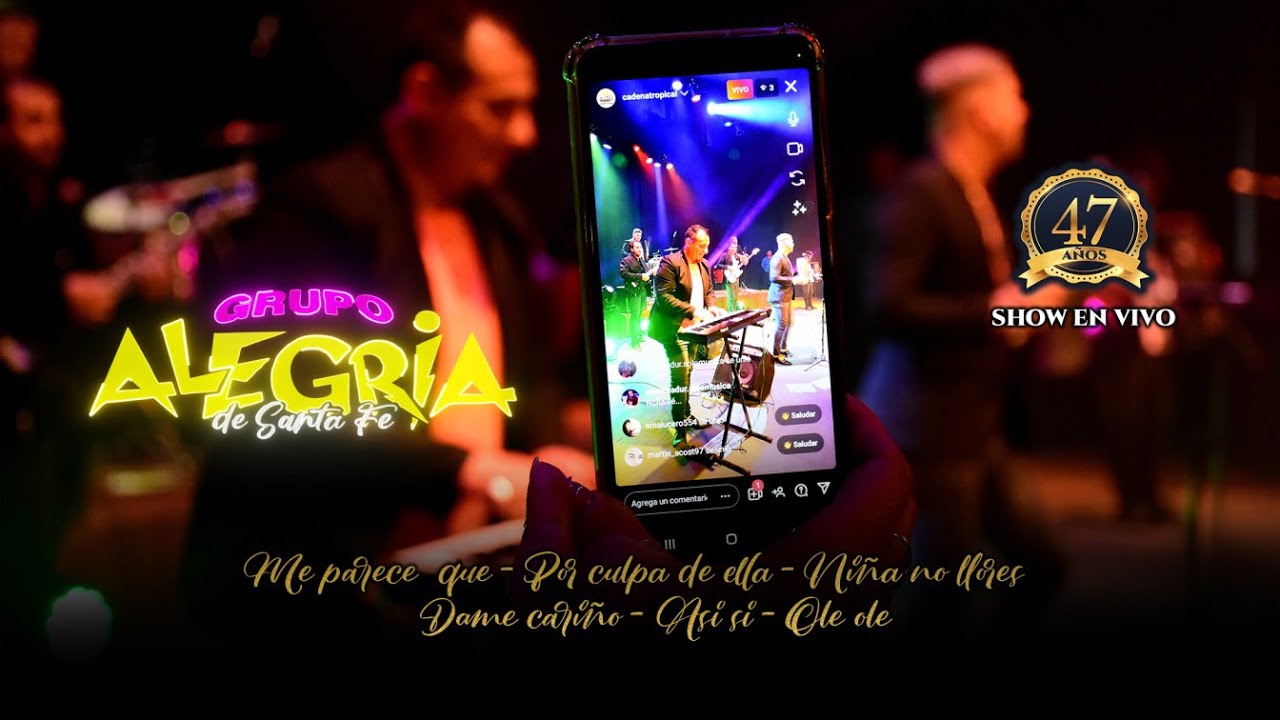 Grupo Alegria - Enganchados 2 en VIVO - Show 47 Años