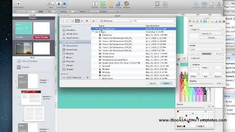PART 1 iBooks Author Tutorial - Create a Custom Template