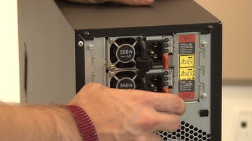 ThinkSystem ST550 removing a hot-swap power supply