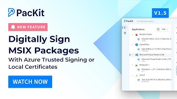 NEW Feature: How to Digitally Sign MSIX Packages withAzure Trusted Signing or Local Certificates