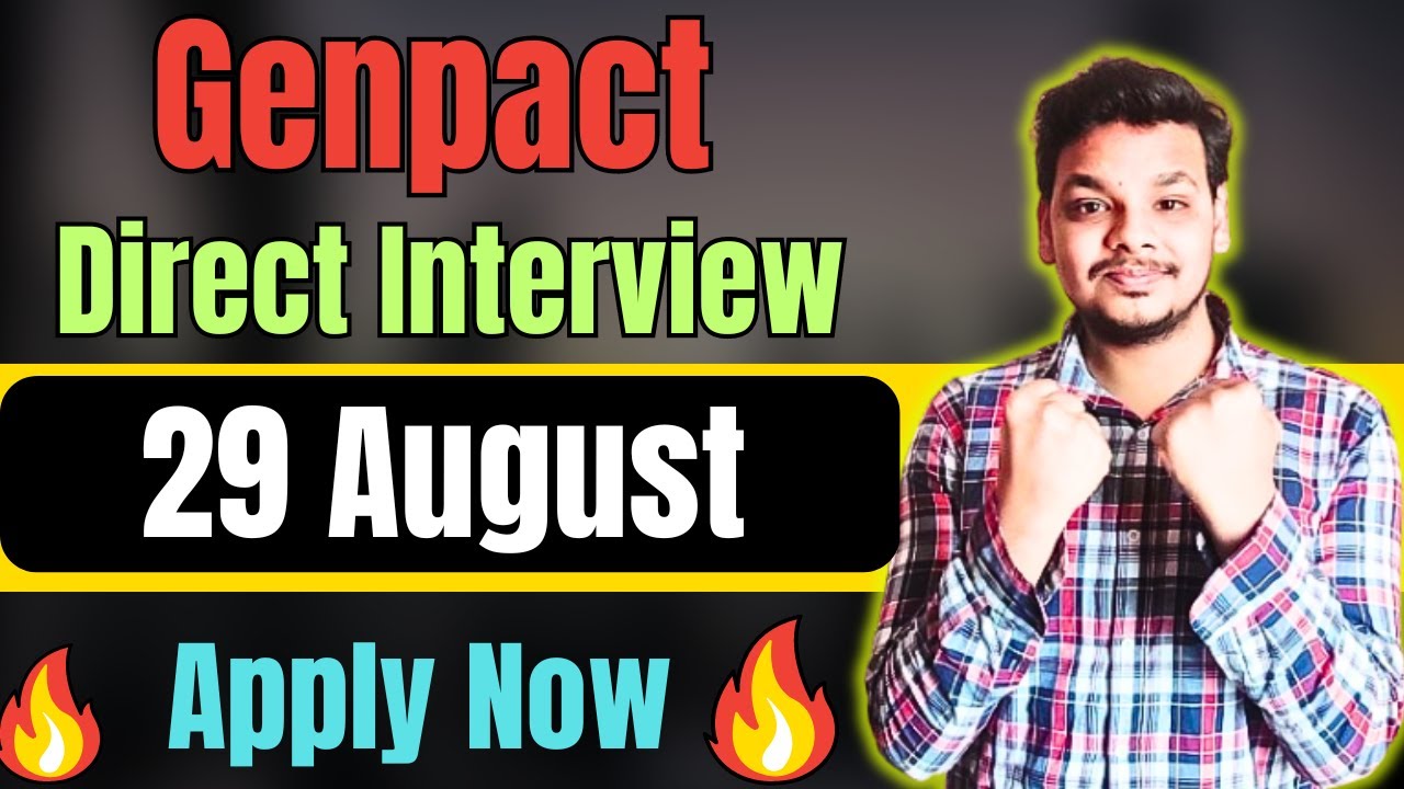 Genpact Direct Interview Hiring | OFF Campus Drive For 2024 , 2023 ...