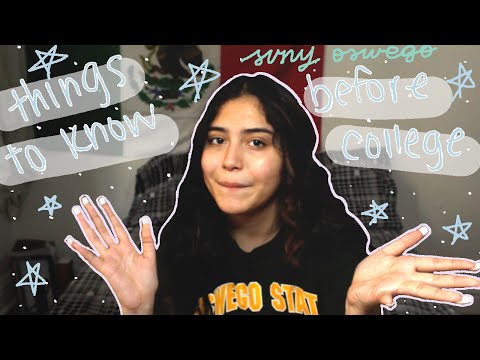 Things to know before College - SUNY Oswego