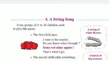 4|A String Song|Reading | English |English medium |class 3|std 3