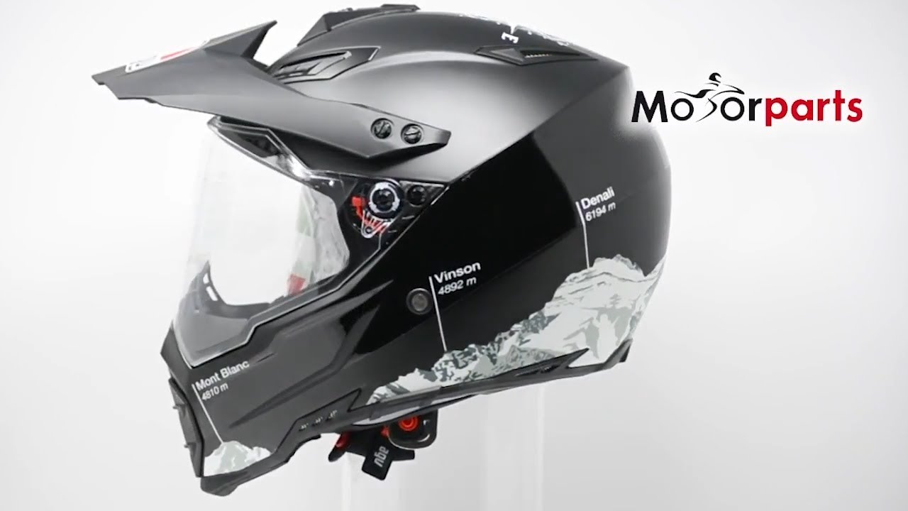 AGV AX-8 Dual Evo Multi-Wild Frontier Black/White