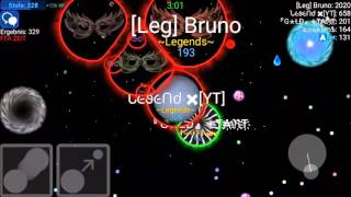 [Nebulous] ~Legends~ vs Gold Clan War FFA Time 3 vs. 3 (agar.io)
