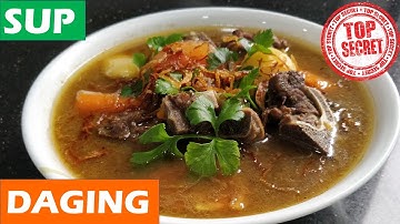 Resepi Sup Daging Simple