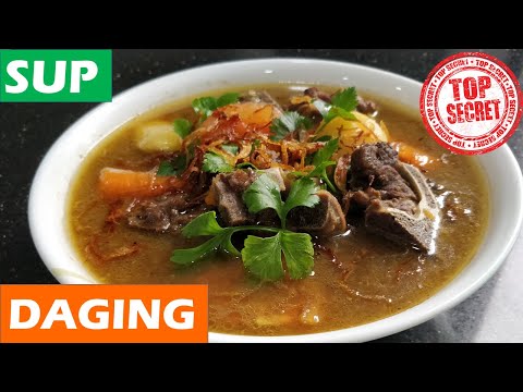Video: Sup Tumbuk Dan Daging