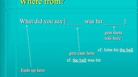 Syntax Ondemand Video wh-movement