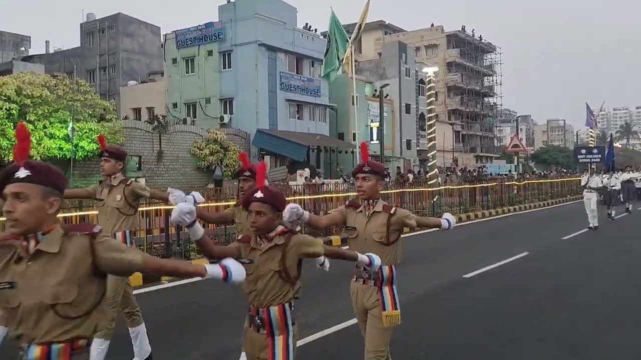 Parade in international fleet review visakhapatnam 