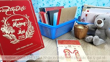 Thiệp cưới mẫu đứng giá rẻ - Thiệp cưới Ngọc Diễm