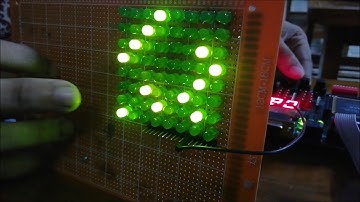 Snake and Ladder Game Implementation on LED matrix using Altera FPGA board