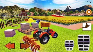 Real Farming Tractor Simulator 3D Game - Android Gameplay screenshot 2