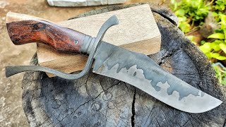 Knife Making  Making a Bowie Recurve  San Mai