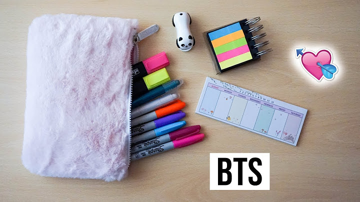 COSA C'E' NEL MIO ASTUCCIO // 2018 🌸 #BackToSchool