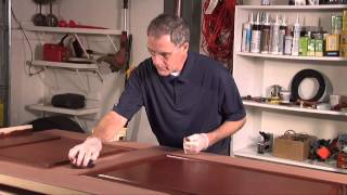 how to stain jeld wen fiberglass doors