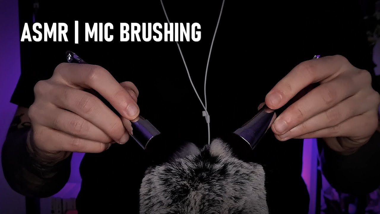 ASMR | Mic Brushing | No Talking 🖌️ - YouTube