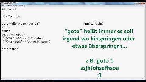 Batch Tutorial 2 (If Scripting)