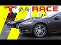 Tesla S Drag Race - 85 vs P85 vs P85D