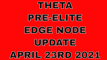 PRE-ELITE edge node UPDATE - APR 23RD 2021