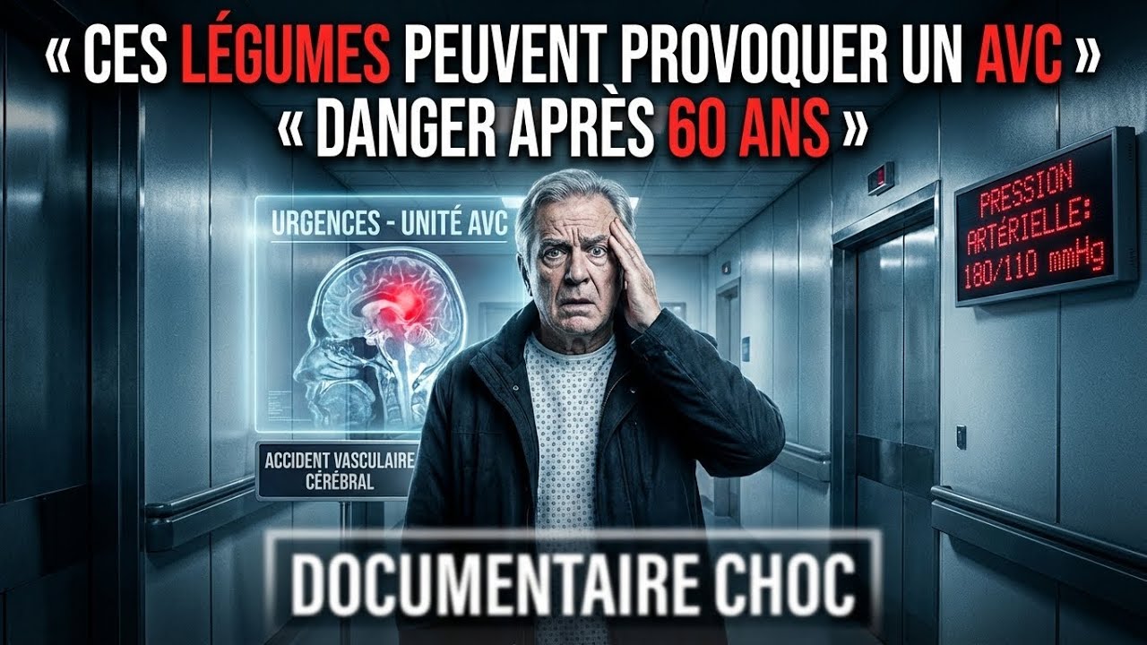 AVC : Jetez ce légume immédiatement si vous avez 60 ans Risque d'AVC x4