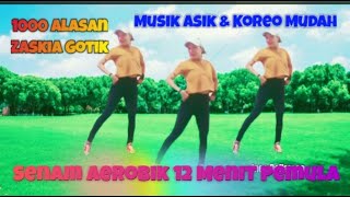 Senam Aerobik 12 Menit | Musik Asik Gerakan Mudah Banget