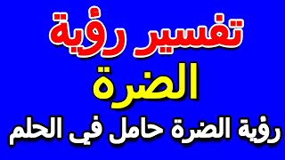 تفسير رؤية الضرة حامل في الحلم- التأويل | تفسير الأحلام -- الكتاب الخامس