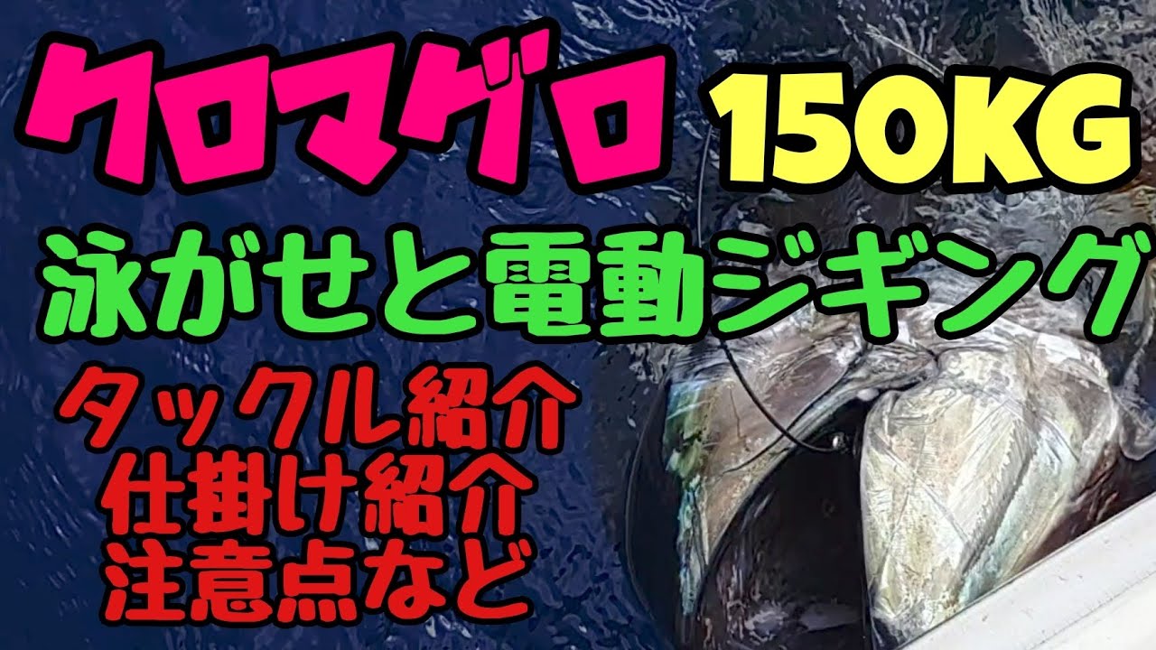 【クロマグロ】モンスター対応のタックル紹介！！