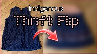 Thrift flipping a Shirt into a Ribbon Skirt!