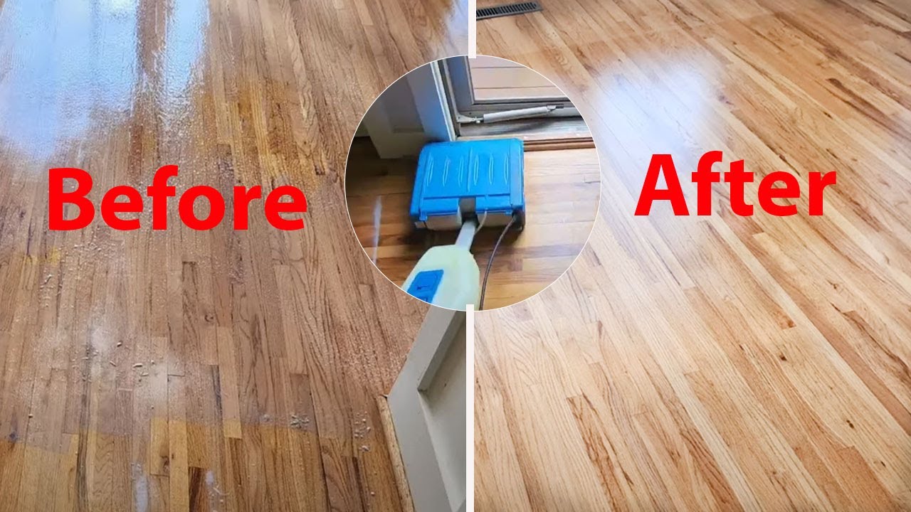 Restoring Hardwood Floors By Removing