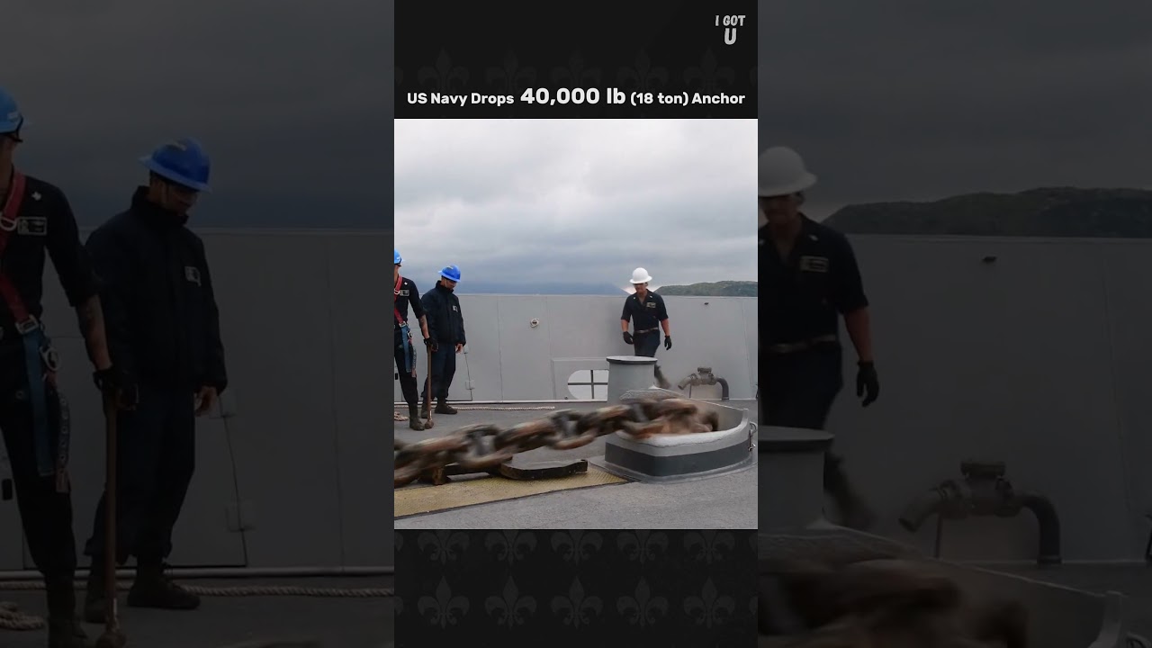What Happens When You Drop a 40,000 Pound Anchor?