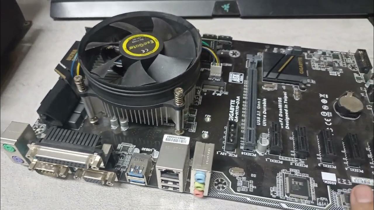 Материнская плата для майнинга на 6 видеокарт - YouTube