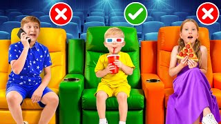 good manners rules of conduct in the cinema