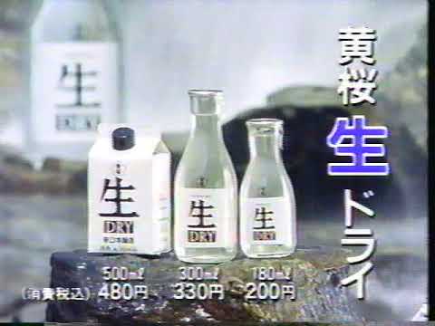 (90年代CM)黄桜生ドライ　涼しさ、一杯。