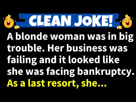 🤣BEST CLEAN JOKES! - A Blonde Woman Was In Big Trouble... | Funny Daily Jokes