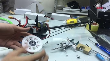 Hướng dẫn thay bánh răng của máy bay trực thăng tarot 450 | trực Thăng 6 kênh