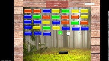 breakout game in unity 3d video demo by Abdullah Masood