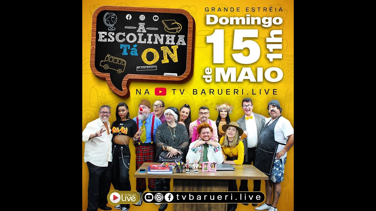 “A Escolinha Tá On” – Episódio 01