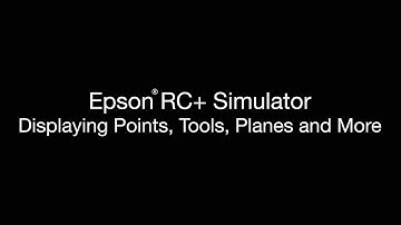 RC+ Simulator | Displaying Points, Tools, Plane and More