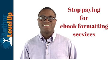 Should you pay for ebook formatting services?