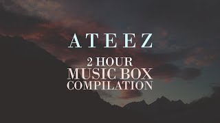 ATEEZ 2 Hour Music Box Compilation | Sleep Study Lullaby | Soft Playlist