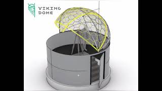Advanced Rotating Stargazing Dome: Frameless Observatory Design @Vikingdome