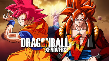 Dragon Ball Xenoverse: SSJG Goku vs SSJ4 Gogeta