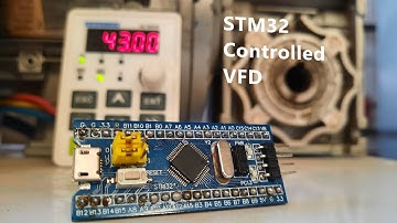 Speed Control of a 3 Phase Induction Motor with an STM32 Microcontroller and VFD