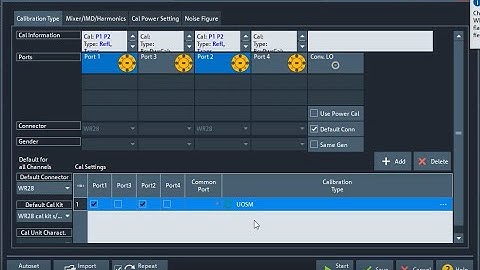 Rohde & Schwarz ZNA network analyzer WR28 waveguide calibration
