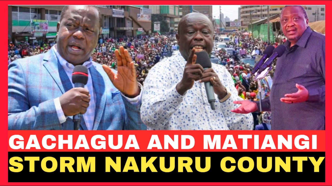 LIVE :GACHAGUA OCCUPY NAKURU FOR  ONE TERM CAMPAIGN