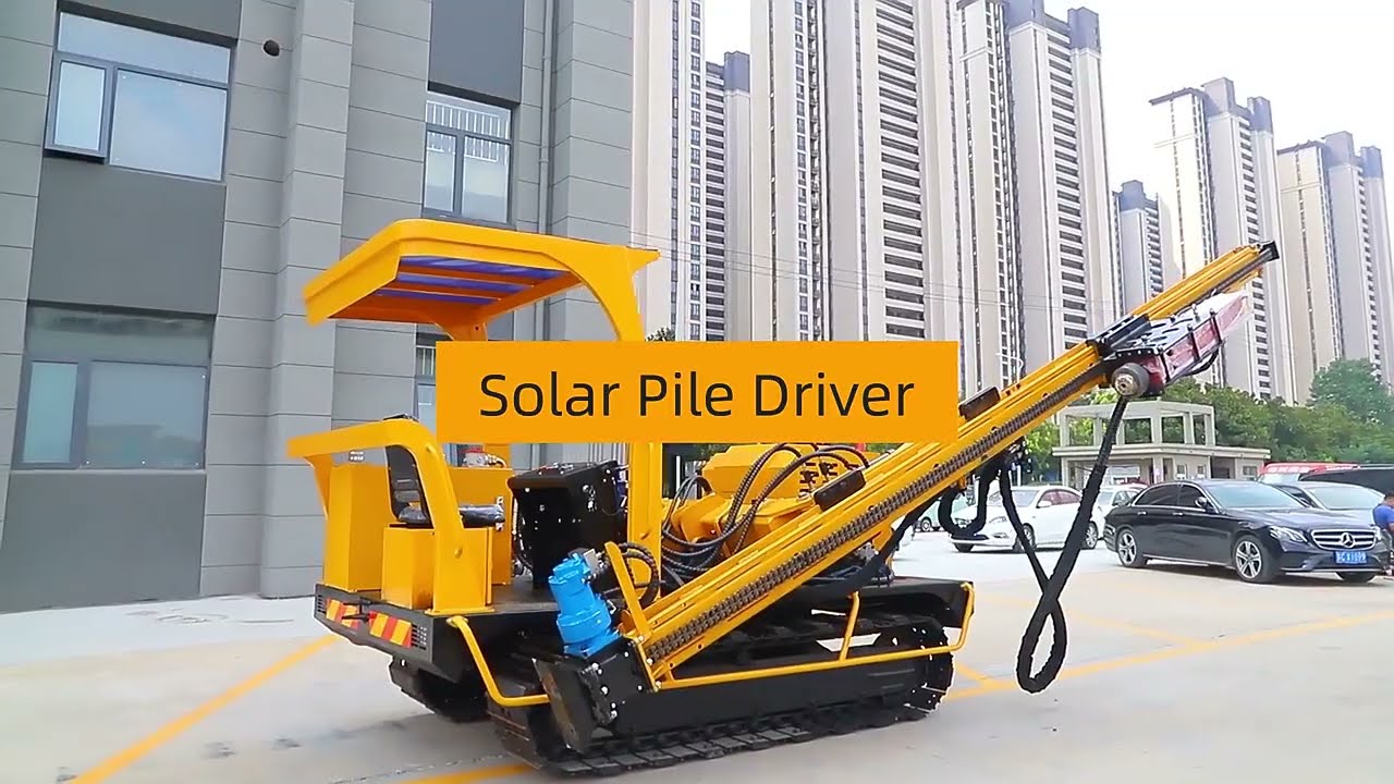 Solar Pile Driver In-Depth Showcase: Unveiling the Core Advantages of Cutting-Edge Piling Equipment