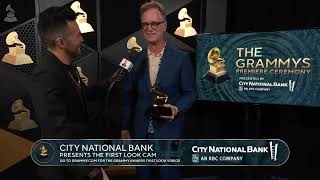 DAN WILSON Checks In At The CNB "First Look" Cam At The 2024 GRAMMYs