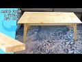 Making A Coffee Table From A Single 2x6 | Woodworking